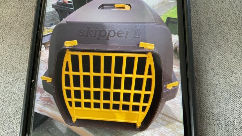 Stevige draagbak voor kat of hondje, konijn, etc., Dieren en Toebehoren, Ophalen, Zo goed als nieuw