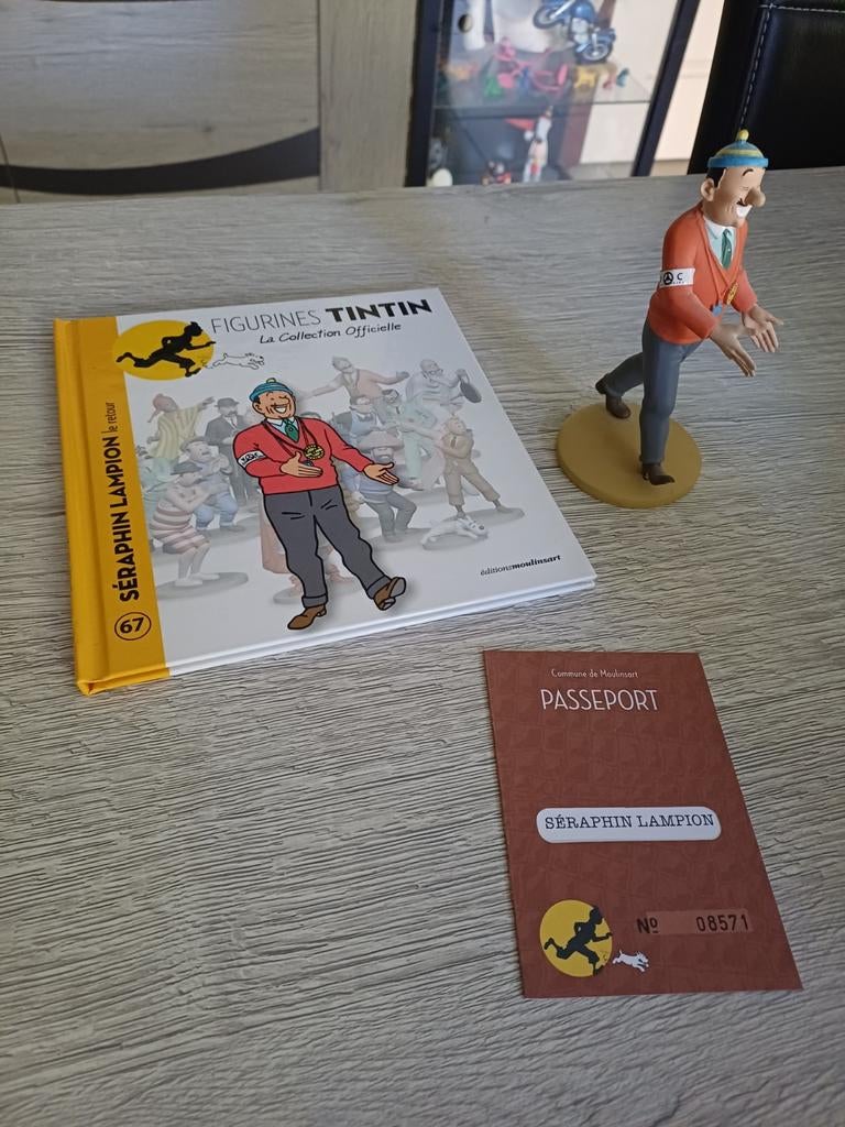 Figurine Séraphin Lampion Collection Officielle Moulinsart, Enlèvement ou Envoi, Tintin, Comme neuf, Statue ou Figurine