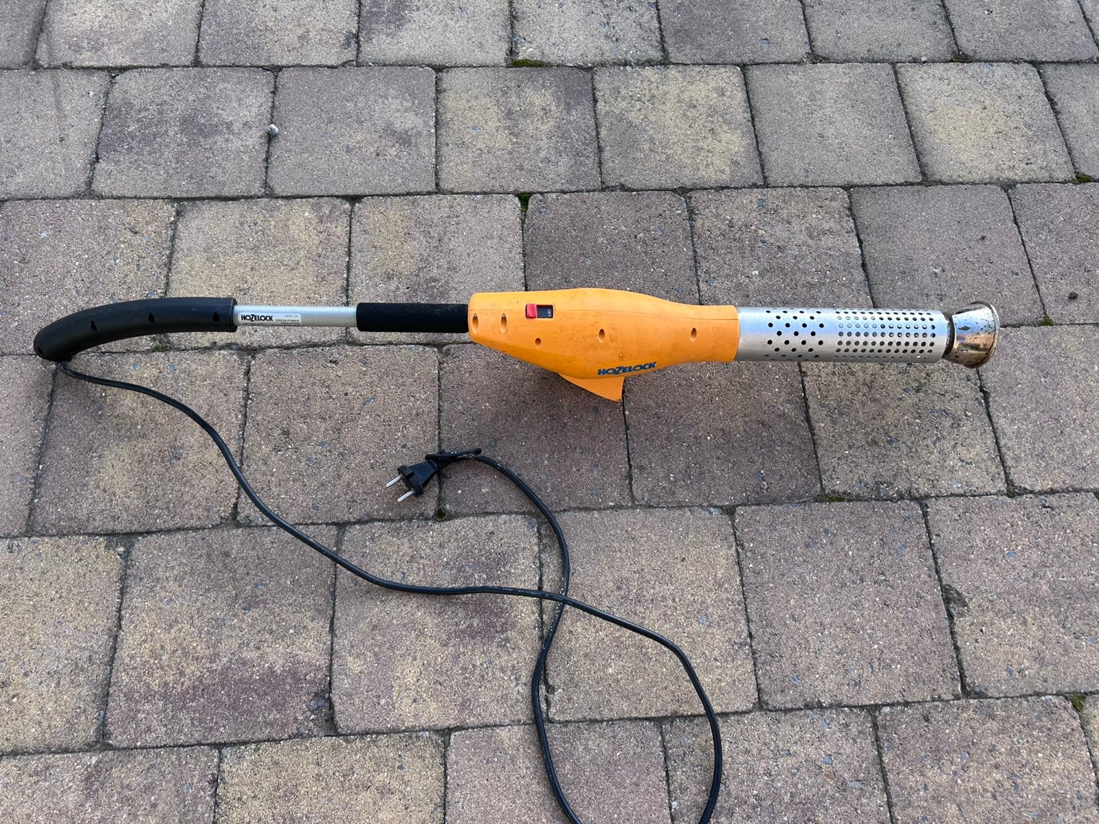 Deherbeur électrique Hozelock, Jardin & Terrasse, Désherbeurs, Enlèvement ou Envoi, Comme neuf