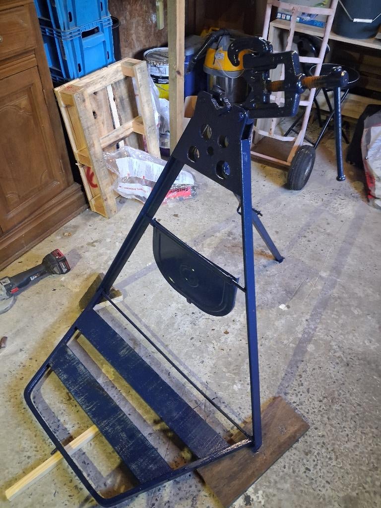 Etabli plombier, Enlèvement, Utilisé, 70 à 120 cm, Rabattable