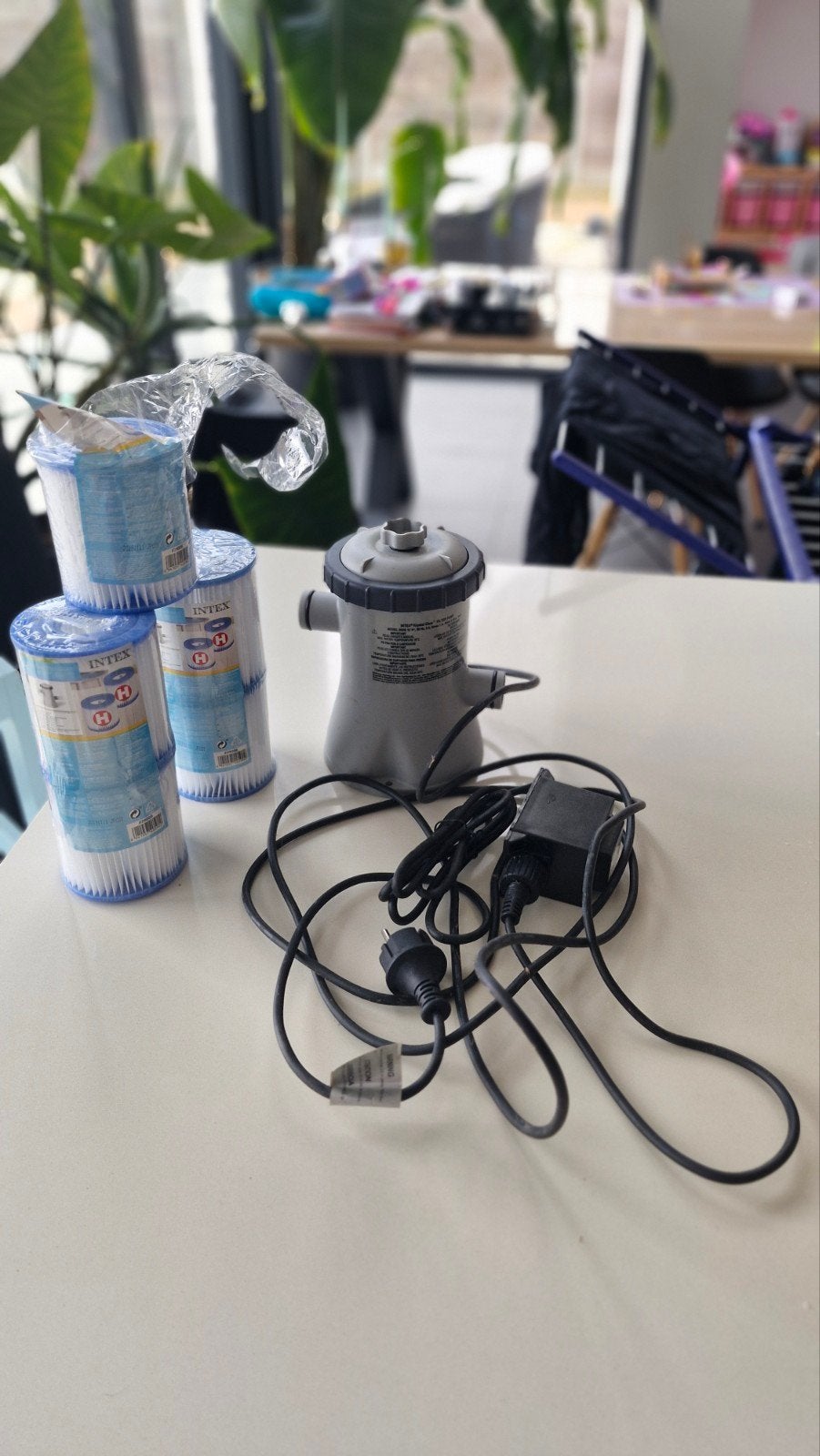 Intex zwembadfilter met 5 cartridges H, Tuin en Terras, Zwembad-toebehoren, Ophalen of Verzenden, Filter