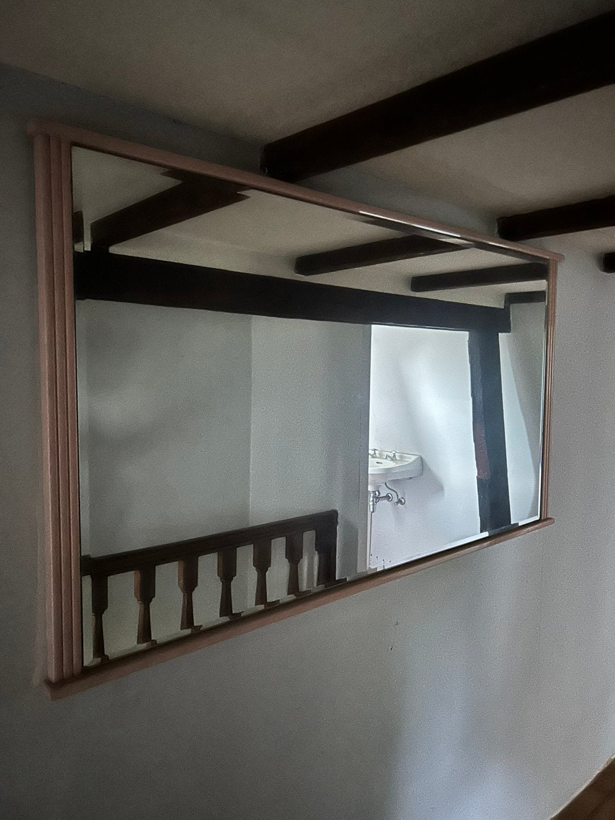 Muurspiegel, Huis en Inrichting, Ophalen, Gebruikt, 125 cm of meer, Minder dan 100 cm