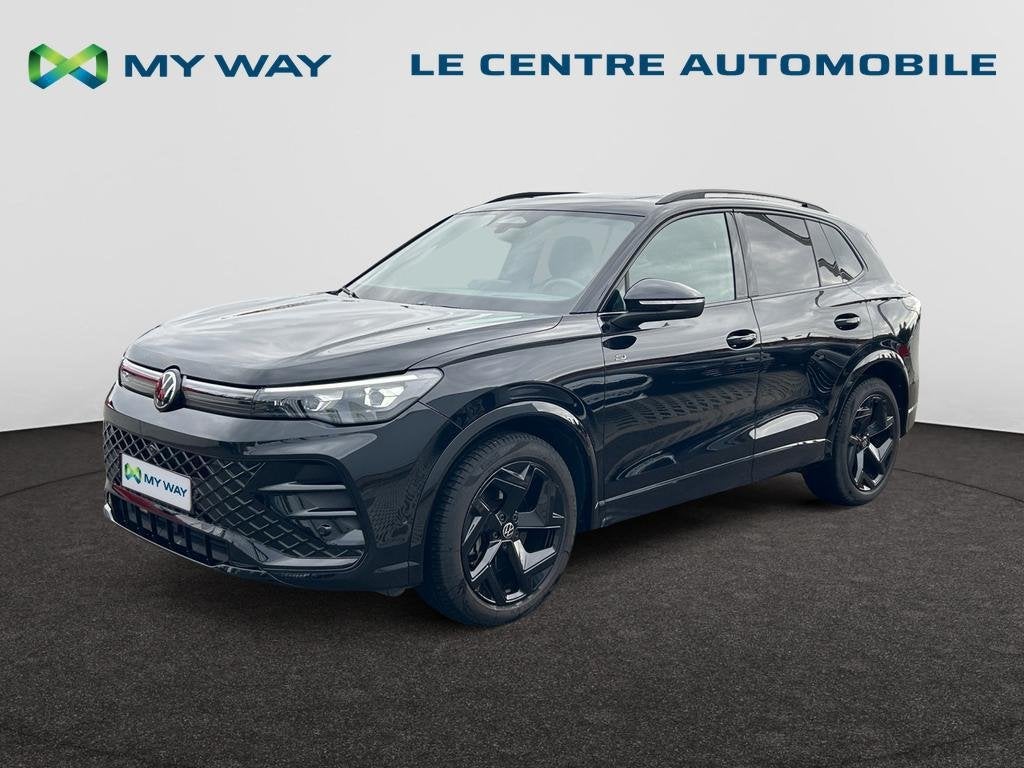 Volkswagen Tiguan Tiguan 2.0 TDI SCR R-Line Business Premium, Auto's, Volkswagen, Automaat, Lederen bekleding, Zwart, Diesel