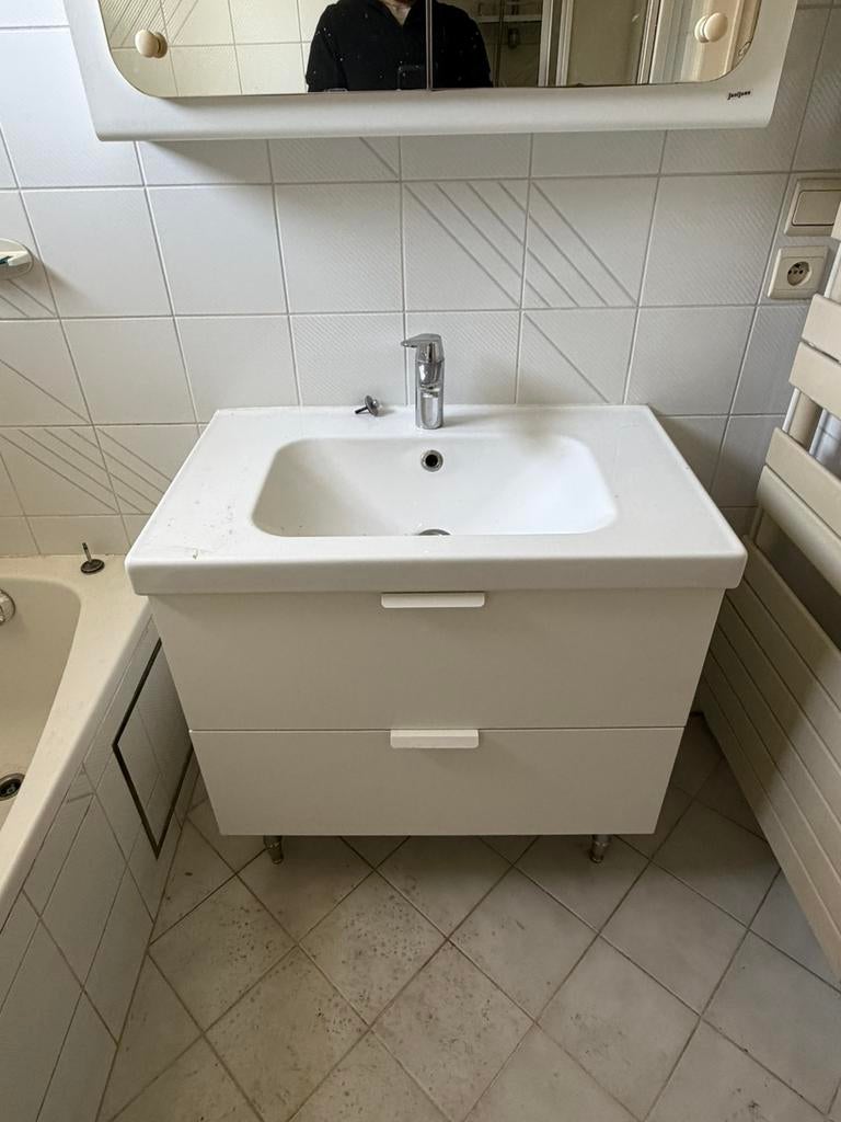 Meuble de salle de bain avec vasque, Ophalen