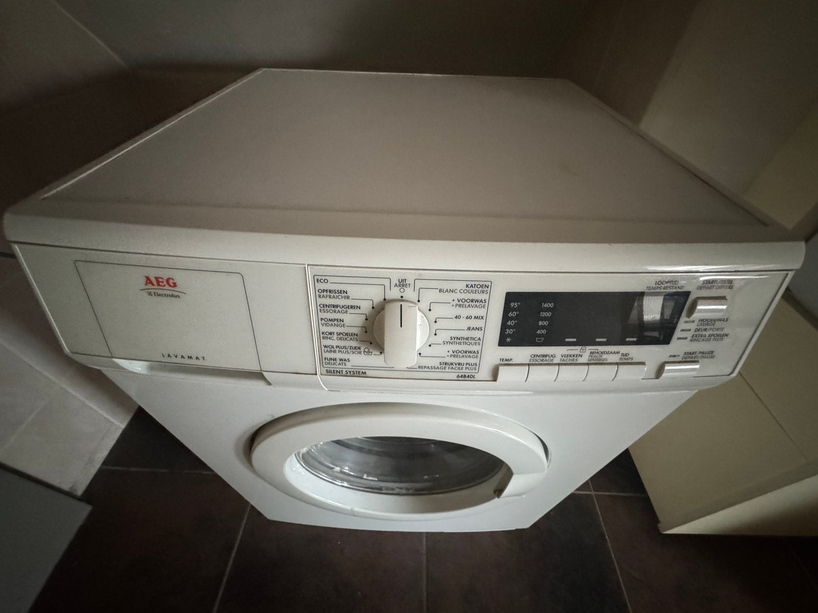 AEG wasmachine, Elektronische apparatuur, Ophalen, Gebruikt