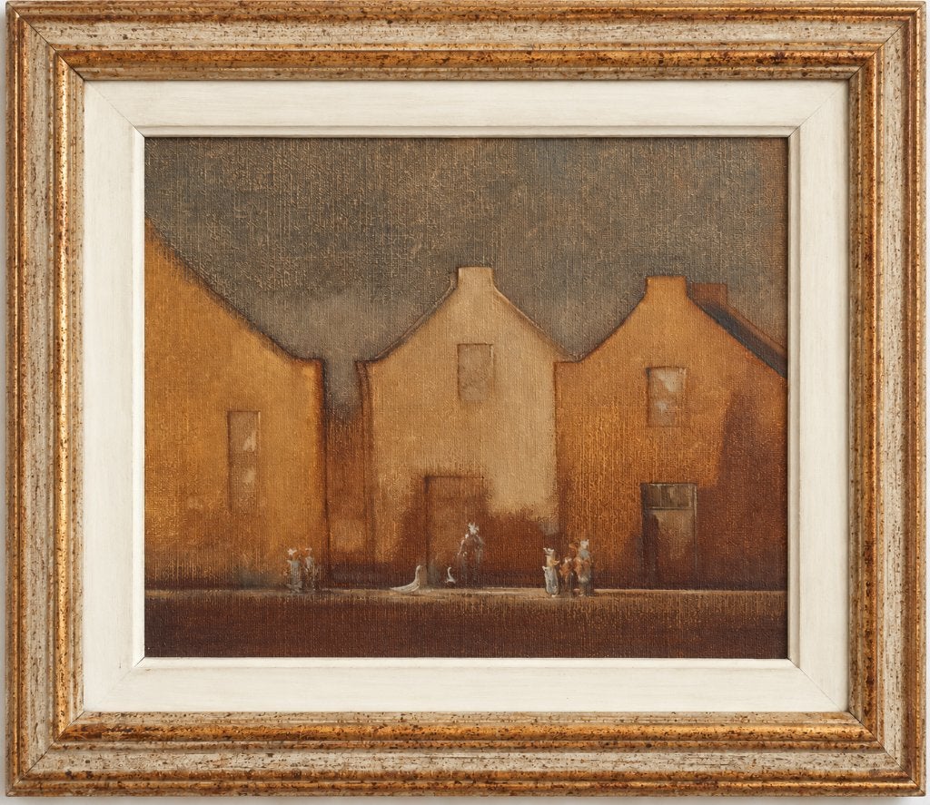 11 werken van Roberto Figliolini – één lot, Antiek en Kunst, Ophalen, Doek, Portret of Personen, Impressionistisch