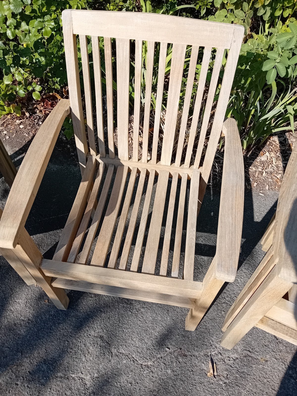 6 Tuinstoelen teak, Tuin en Terras, Tuinstoelen, Ophalen, Stapelbaar