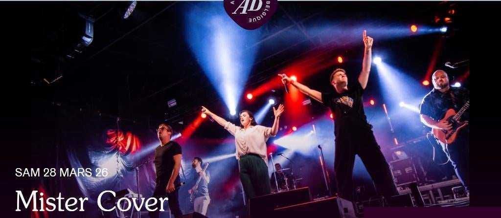 2 tickets Mr Cover Ancienne Belgique, Twee personen, Maart