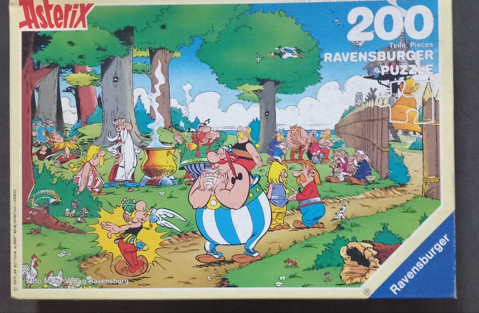 Puzzel Asterix - 200 st -> 3€, Hobby en Vrije tijd, Denksport en Puzzels, Ophalen, Minder dan 500 stukjes, Gebruikt, Legpuzzel