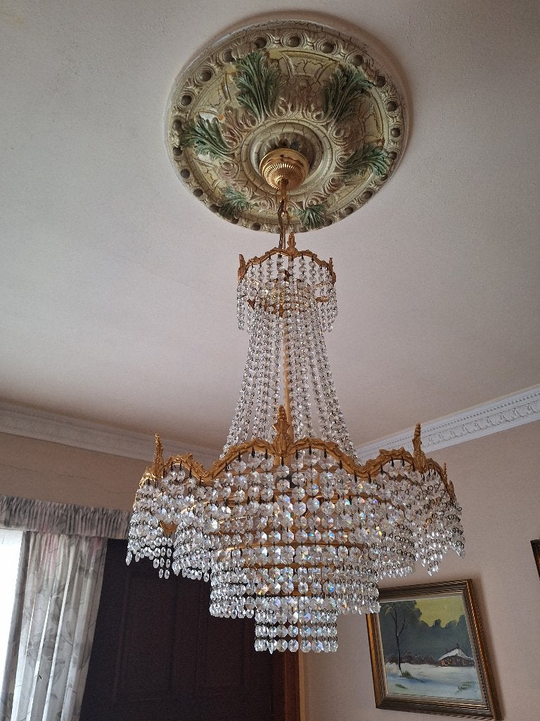 Luster, Huis en Inrichting, Lampen | Kroonluchters, Ophalen, Gebruikt