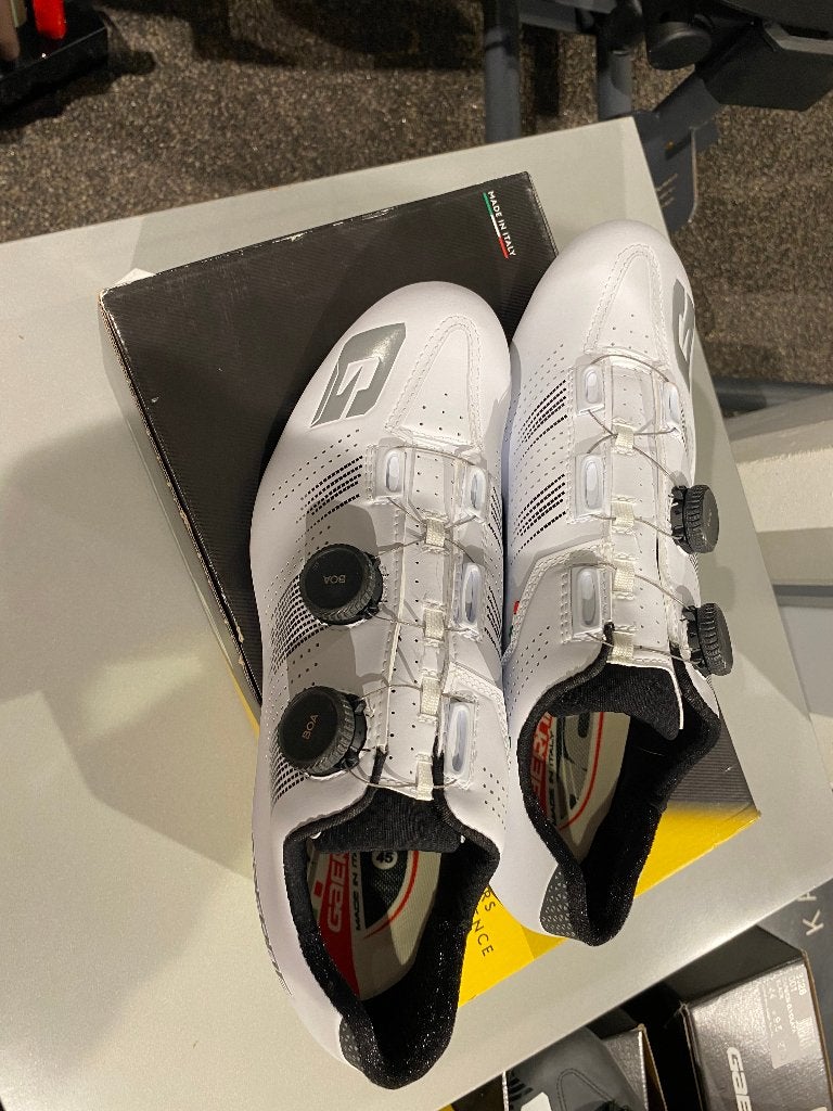 raceschoen Gaerne G-Chrono Speedplay White 45, Fietsen en Brommers, Heren, Schoenen, Nieuw, Ophalen of Verzenden