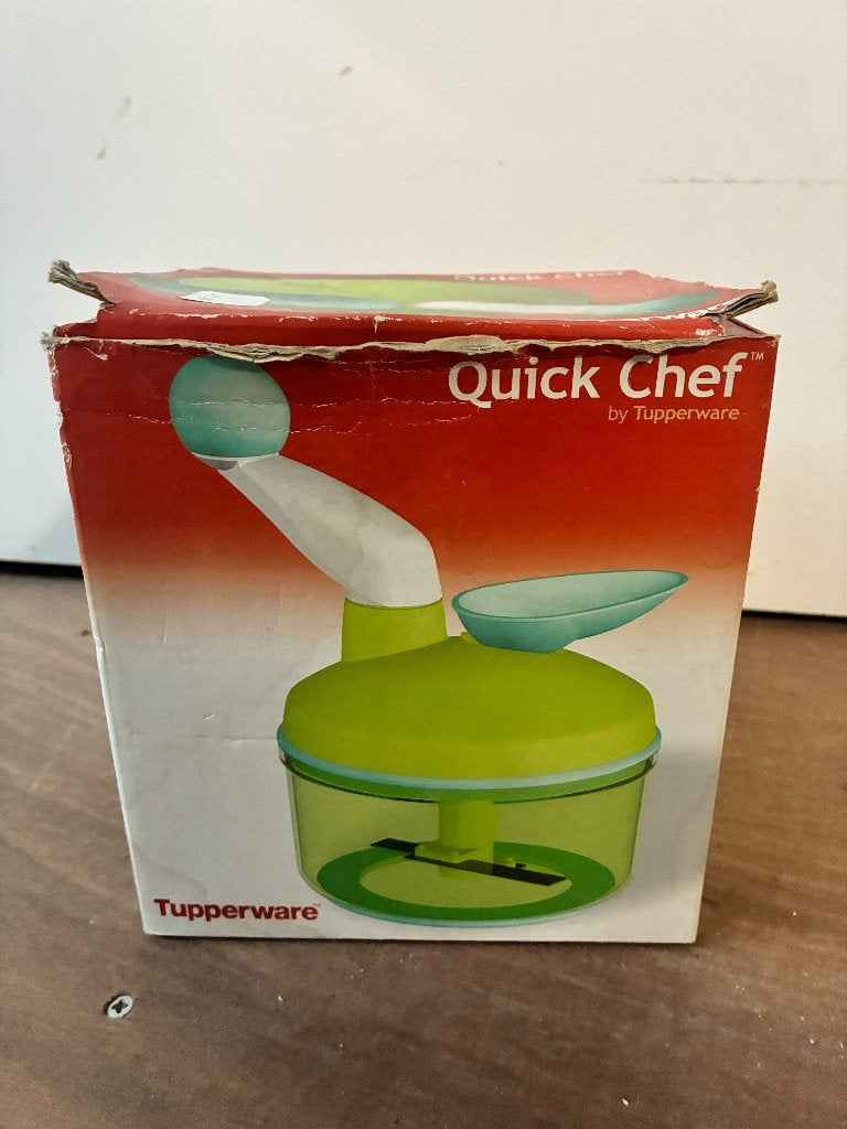 Tupperware Quick Chef, Met handvat, Overige typen, Zo goed als nieuw, Groen