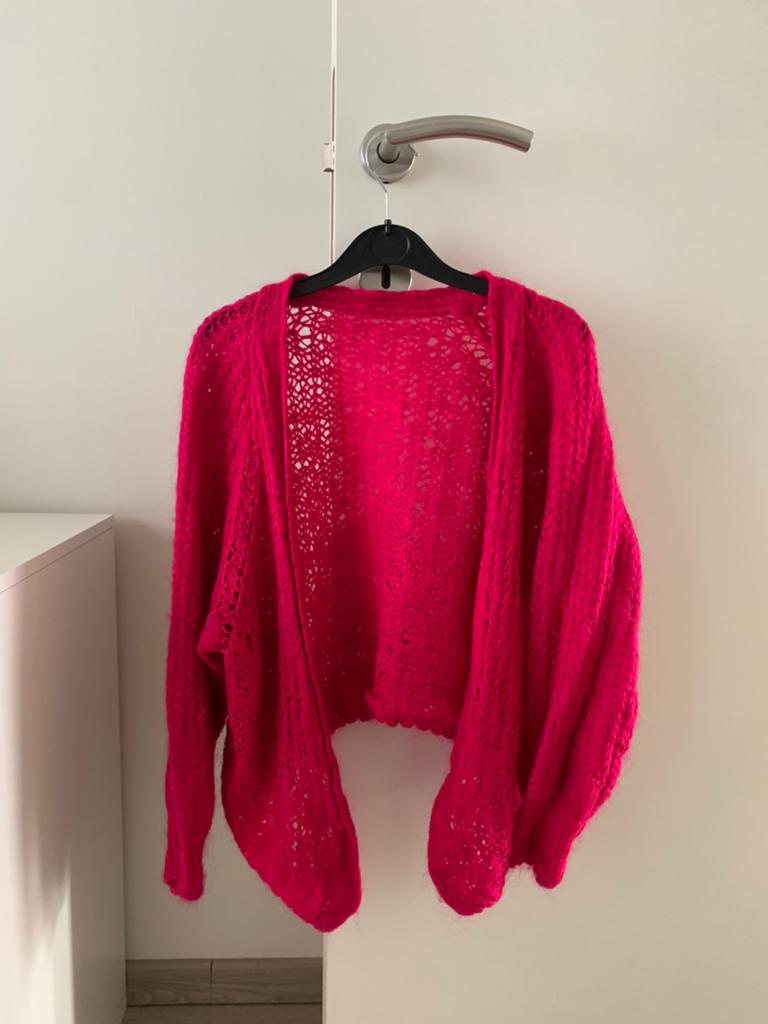 Fuchsia roze bernadette vest maat 34, Enlèvement ou Envoi, Porté, Taille 34 (XS) ou plus petite, Rose