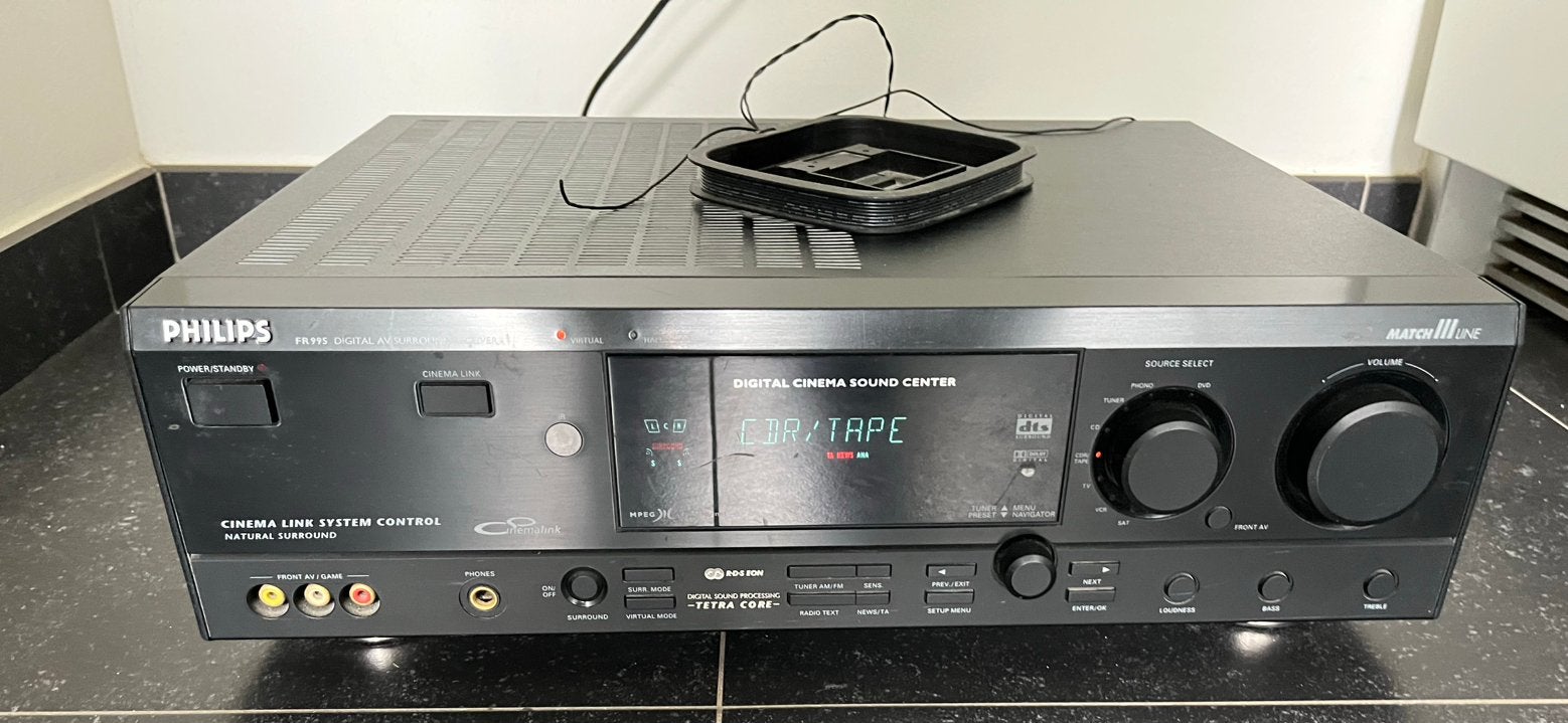 Amplificateur 5.1 Philips FR995 MatchLine avec entrée phono, TV, Hi-fi & Vidéo, Amplificateurs & Ampli-syntoniseurs, Stéréo, Enlèvement