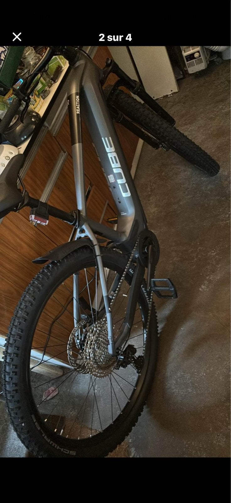 VTT ELECTRIQUE 29" CUBE REACTION HYBRID RACE 625 GRIS 2024, Vélos & Vélomoteurs, Vélos | BMX & Freestyle, Comme neuf, Enlèvement