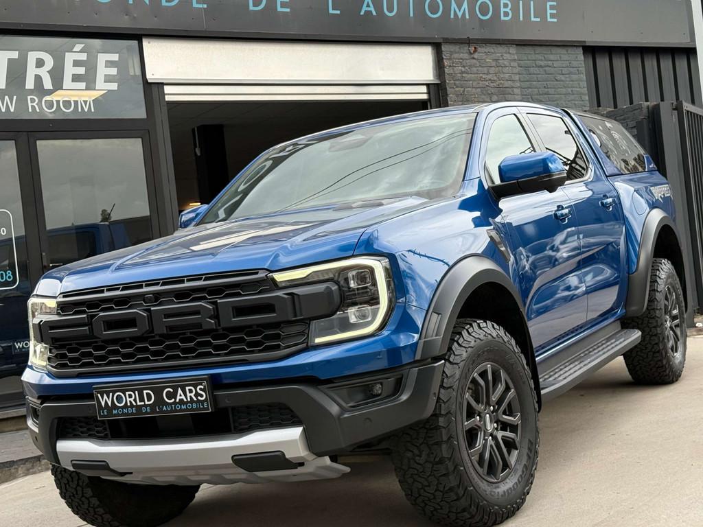 Ford Ranger Raptor 3.0 V6 4WD TVAC*BTWIN HARD-TOP DISTRO CAM, Achat, Entreprise, Noir, 6 cylindres