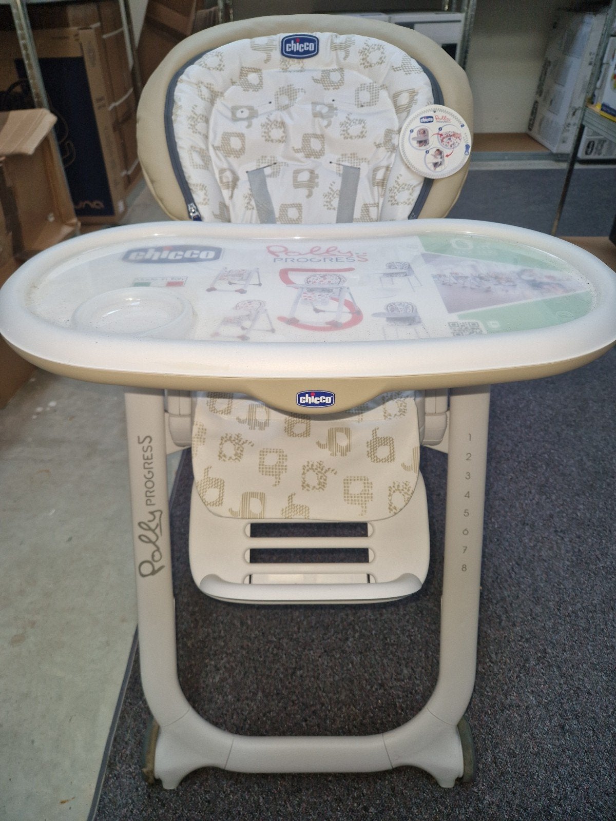 chicco polly progress eetstoel, Enlèvement, Neuf