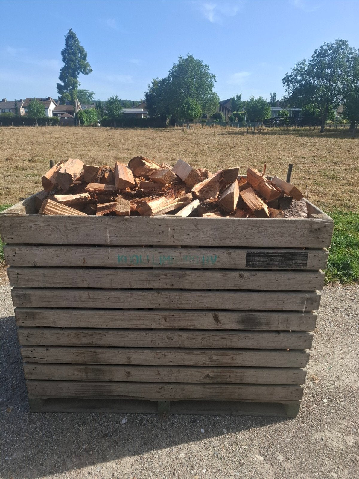 Brandhout/Stookhout/Haardhout/Kachelhout, Tuin en Terras, 3 tot 6 m³, Ophalen, Overige houtsoorten, Blokken