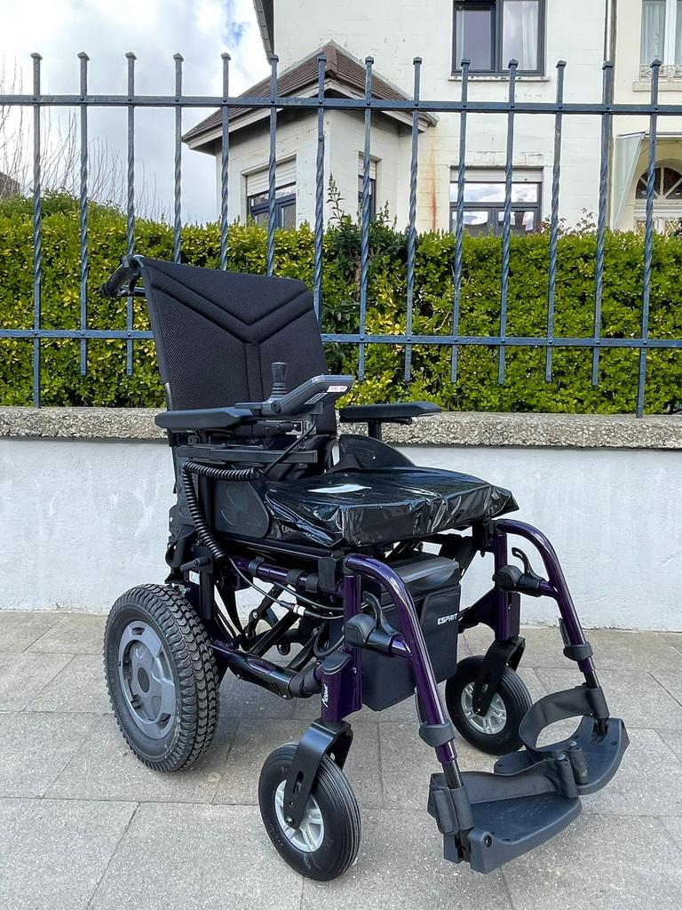 Fauteuil roulant électrique pliable Invacare Esprit 3, Enlèvement ou Envoi, Pliant, Comme neuf, Fauteuil roulant électrique