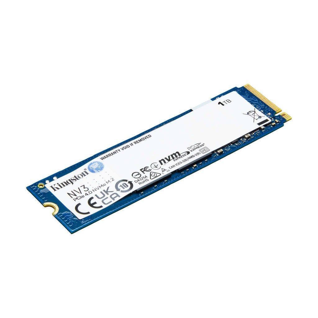 Kingston NV3 NVMe SSD 1TB PCIe 4.0 M.2 – Nieuw, Computers en Software, Harde schijven, Kingston Technology, SSD, Nieuw, Ophalen of Verzenden