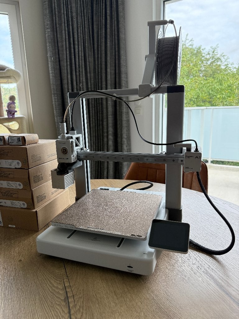 Bambu Lab A1 3D Printer met accessoires en filament, Informatique & Logiciels, Bambu lab, Comme neuf, Enlèvement, Filament