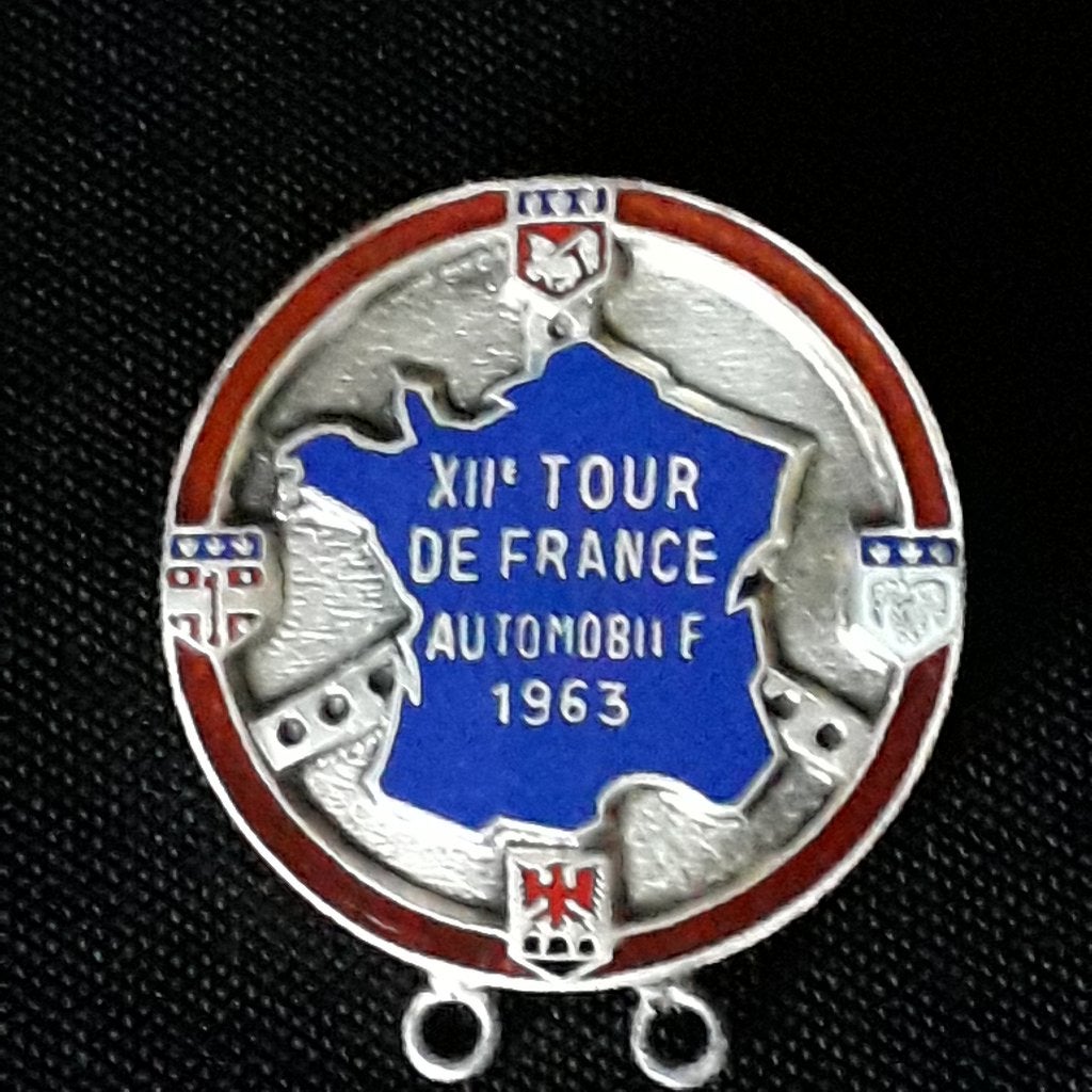 Automobielmedaille van de Tour de France 1963, Postzegels en Munten, Ophalen of Verzenden, Overige materialen