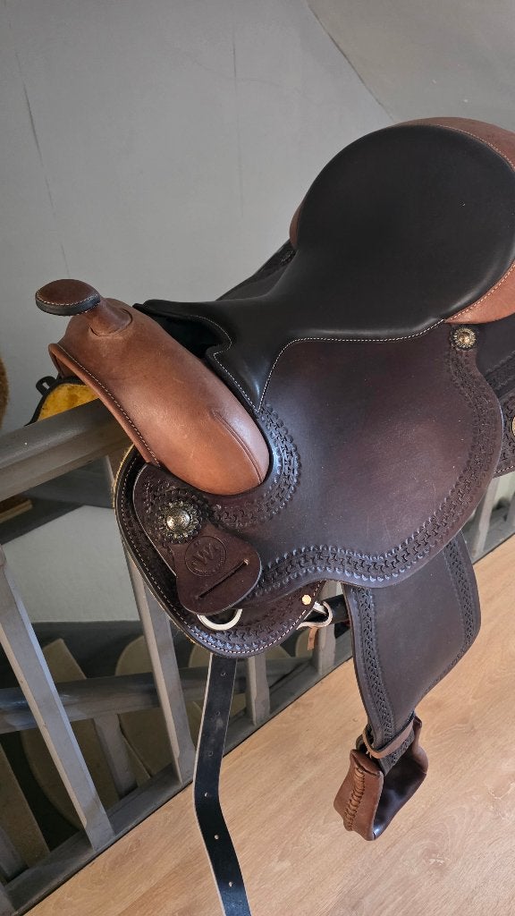 Westride Franck Perret westernzadel, Dieren en Toebehoren, Ophalen, L (17.5 inch), Overige merken, Zo goed als nieuw