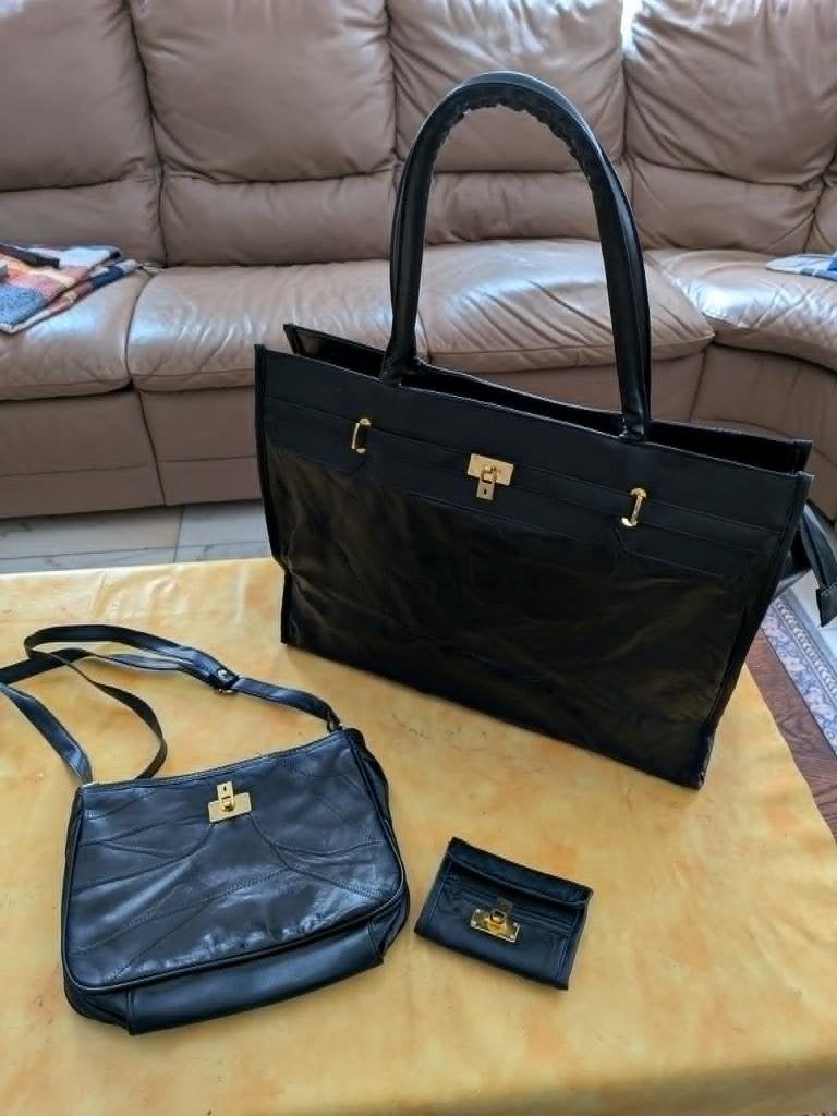set handtassen, Bijoux, Sacs & Beauté, Sacs | Sacs Femme, Neuf, Sac à main, Noir, Enlèvement