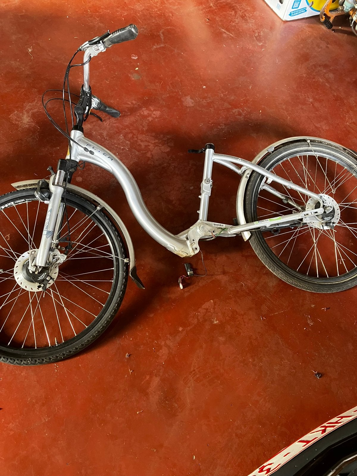 Flyer elektrische fiets, onderdelen, Vélos & Vélomoteurs, Vélos Pièces, Enlèvement, Utilisé, Elektrische fiets, Guidon