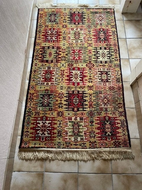 Tapis long, 150 à 200 cm, Vert, Klassiek maar past in veel interieurs, Enlèvement
