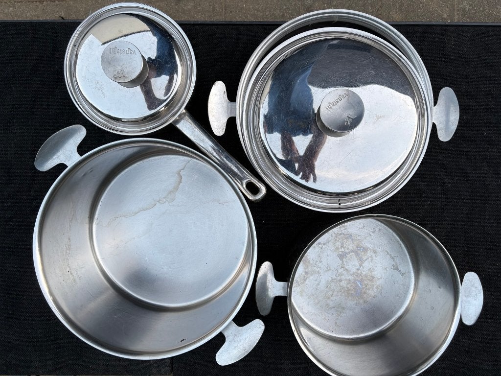 Set Inox Kookpotten, Ophalen, Inox, Gebruikt, Kookpan
