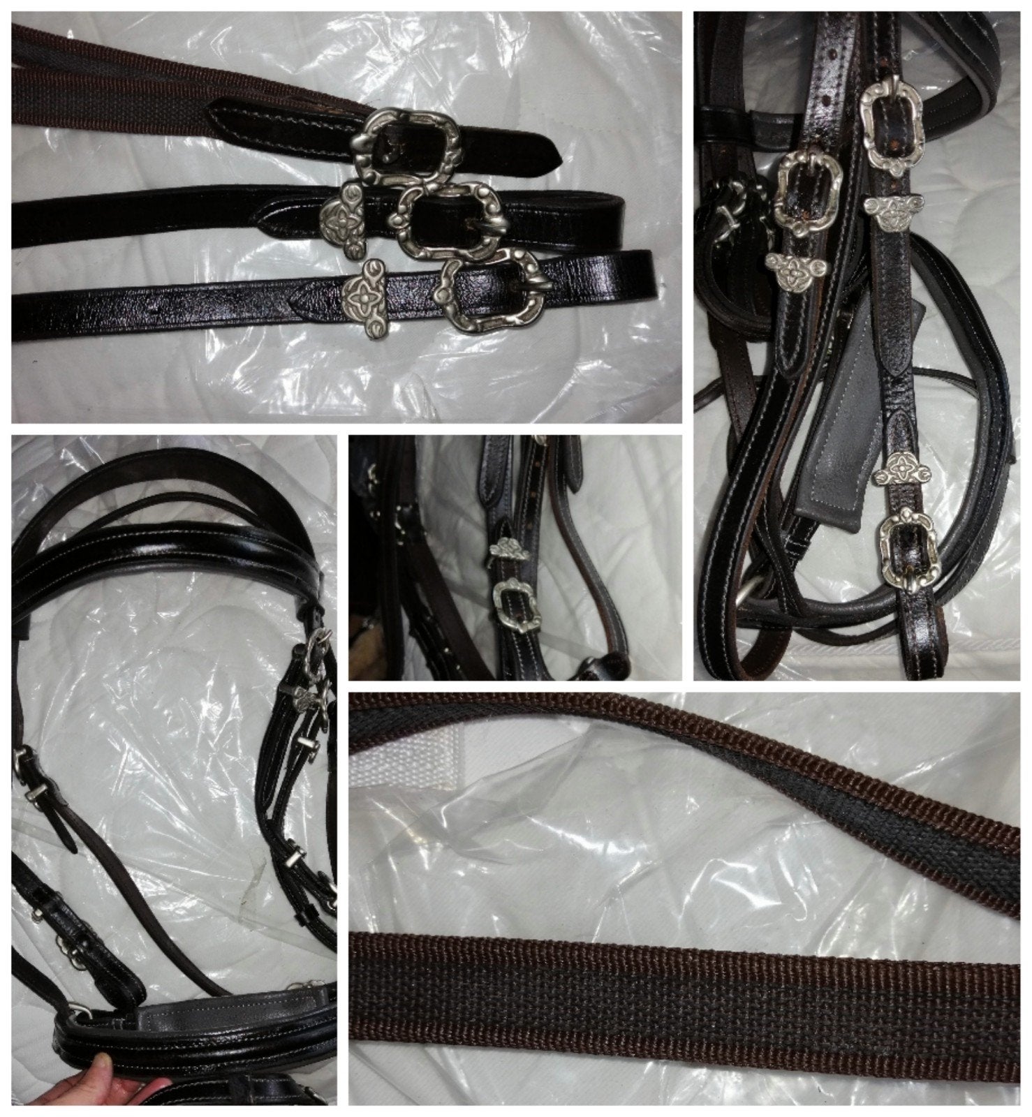 Nouveau bridon portugais taille full, Animaux & Accessoires, Enlèvement ou Envoi