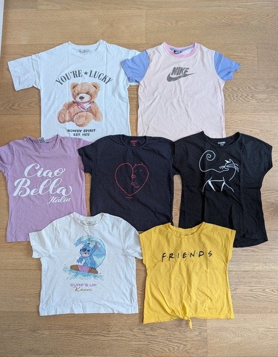 t-shirts fille II - taille 152 (12 ans), Enlèvement, Utilisé, Fille