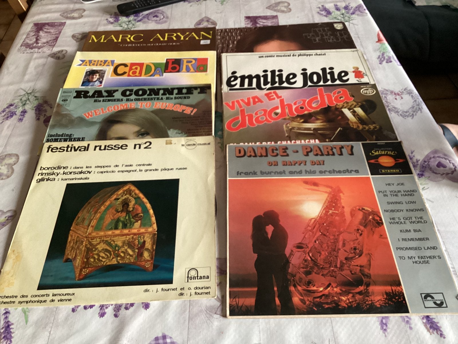 Le lot de 64 disques vinyles, CD & DVD, Enlèvement, Utilisé