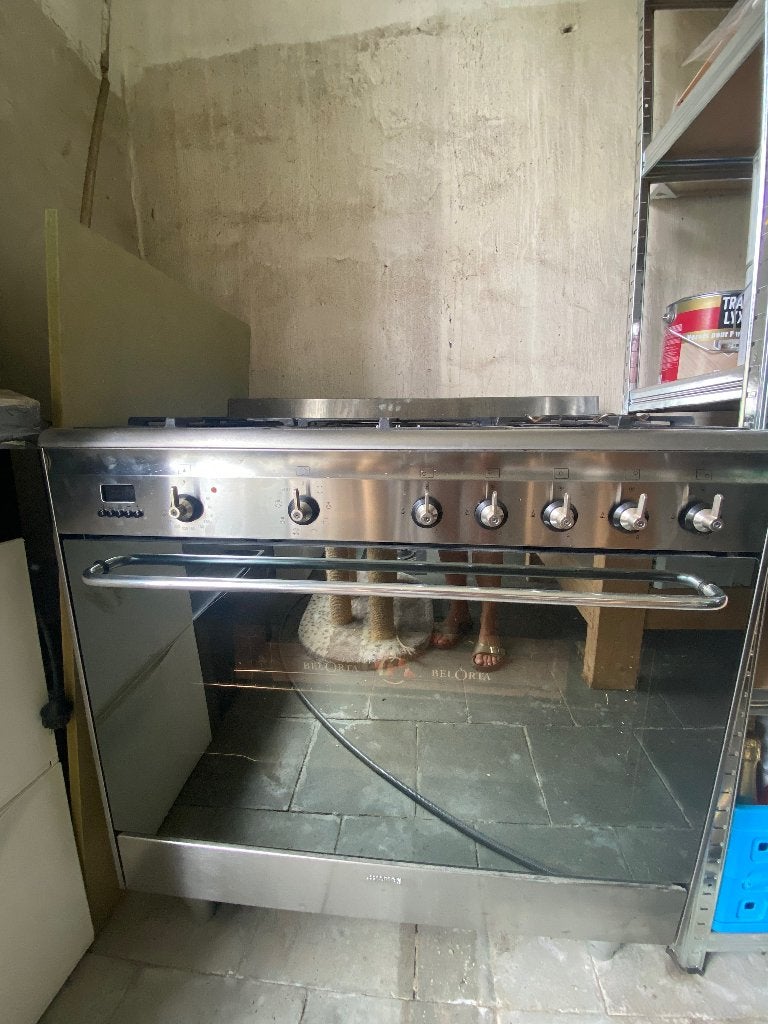 Poêle à 5 brûleurs SMEG, Moins de 100 cm, Enlèvement, Utilisé, 50 à 100 cm