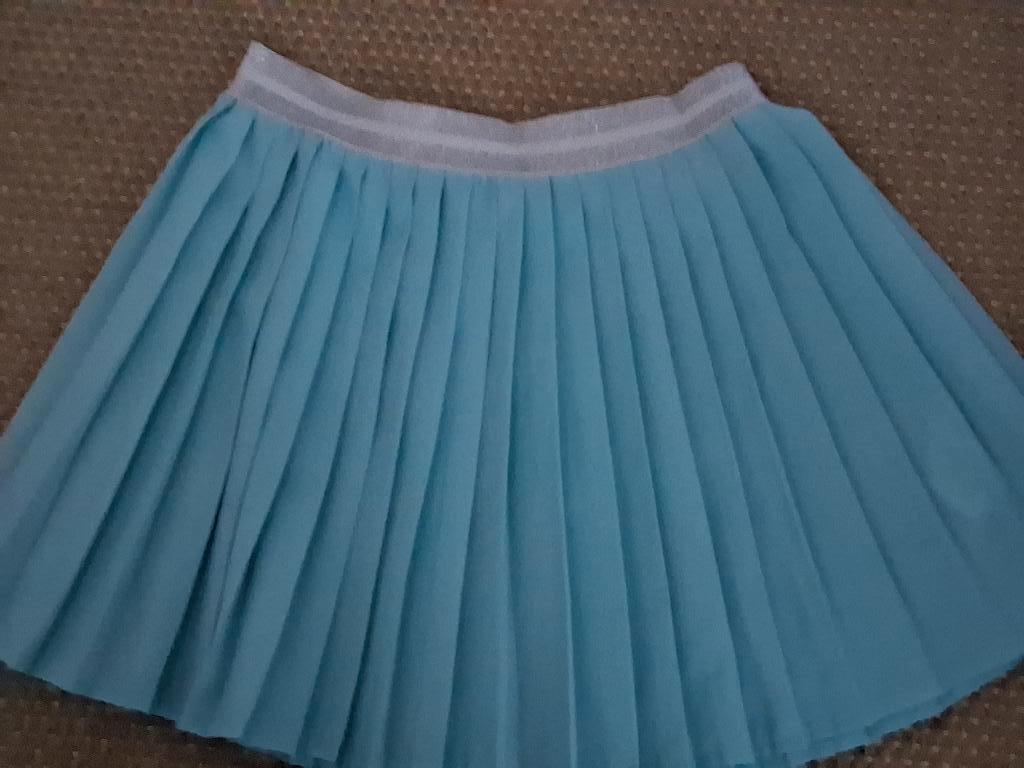Lichtblauw plisé plooirokje merk Someone maat 128, Kinderen en Baby's, Kinderkleding | Maat 128, Ophalen, Meisje, Zo goed als nieuw