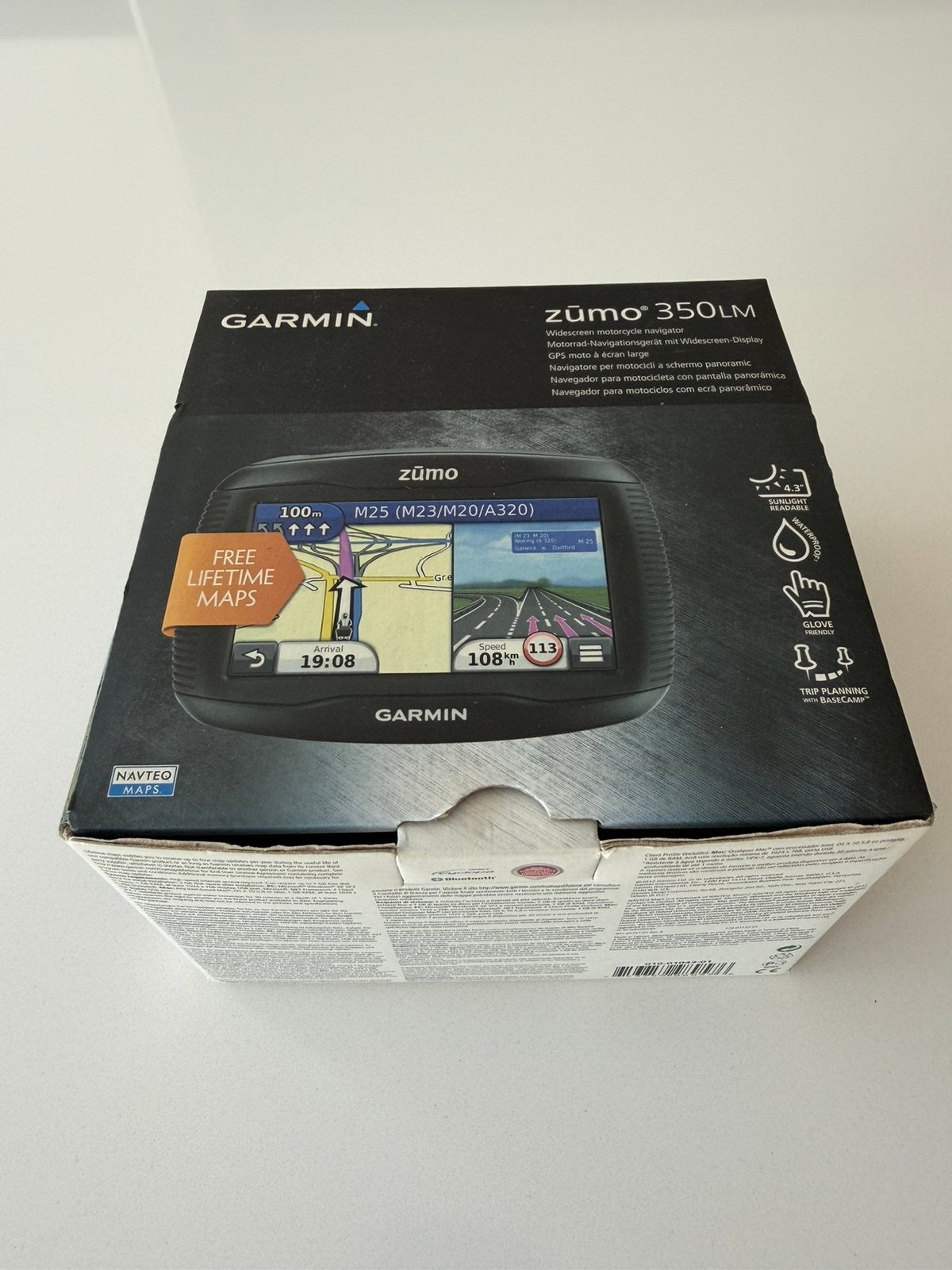 Garmin Zūmo 350LM GPS Moto Complet /auto aussi, Motos, Accessoires | Systèmes de navigation, Comme neuf, Enlèvement