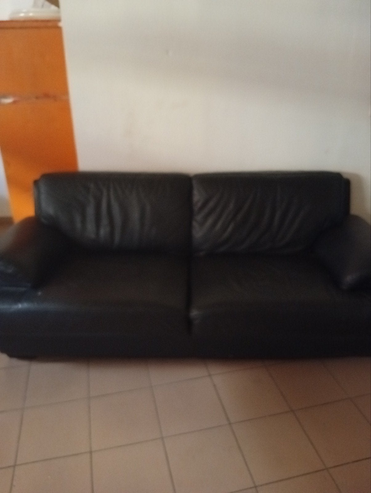 Grand fauteuil Noir a vendre, Ophalen