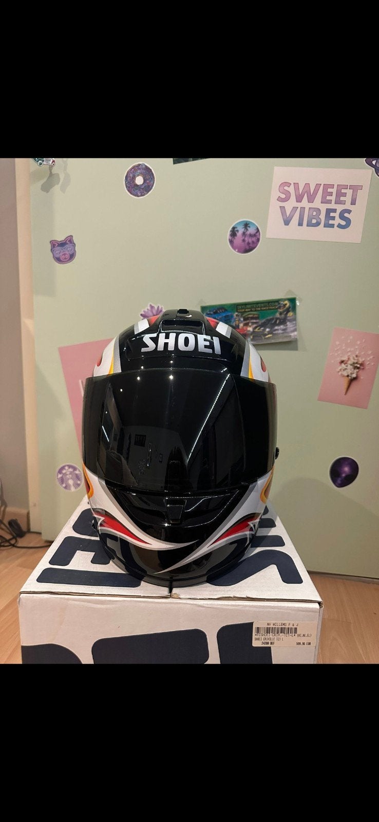 Motohelm SHOEI CR900 CRIVILLE2, Motoren, Ophalen of Verzenden, Nieuw met kaartje, L, Shoei