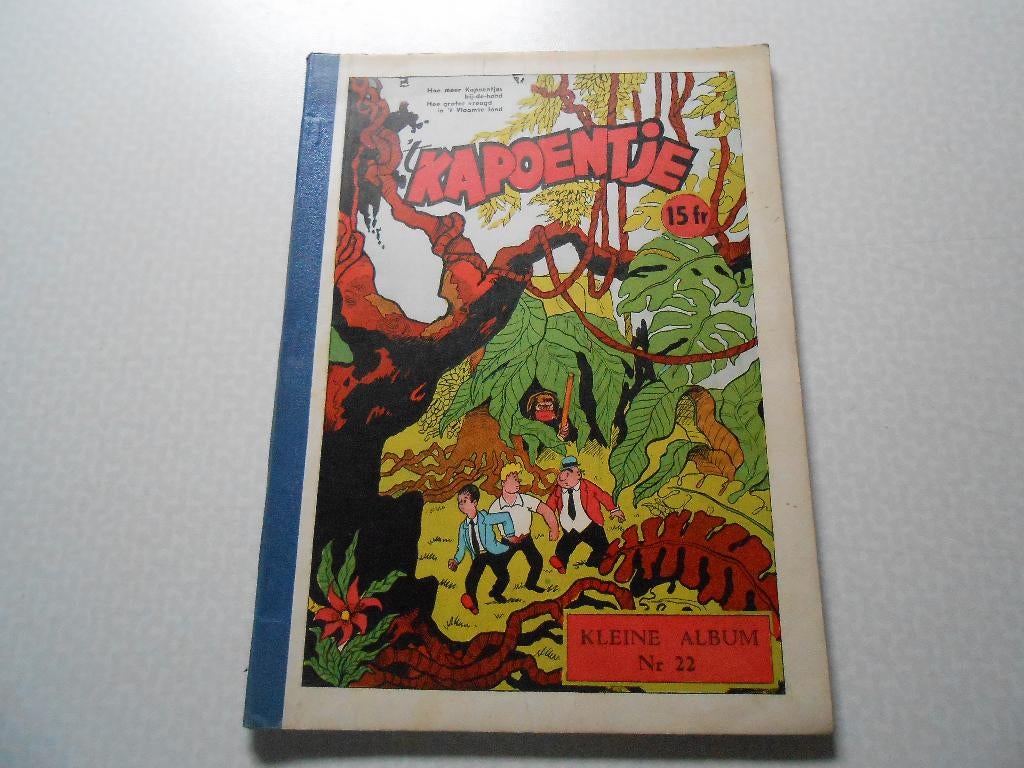 'Kleine Album t Kapoentje 22a 1954., Gelezen, Hergé (George Rémi), Eén stripboek, Ophalen of Verzenden
