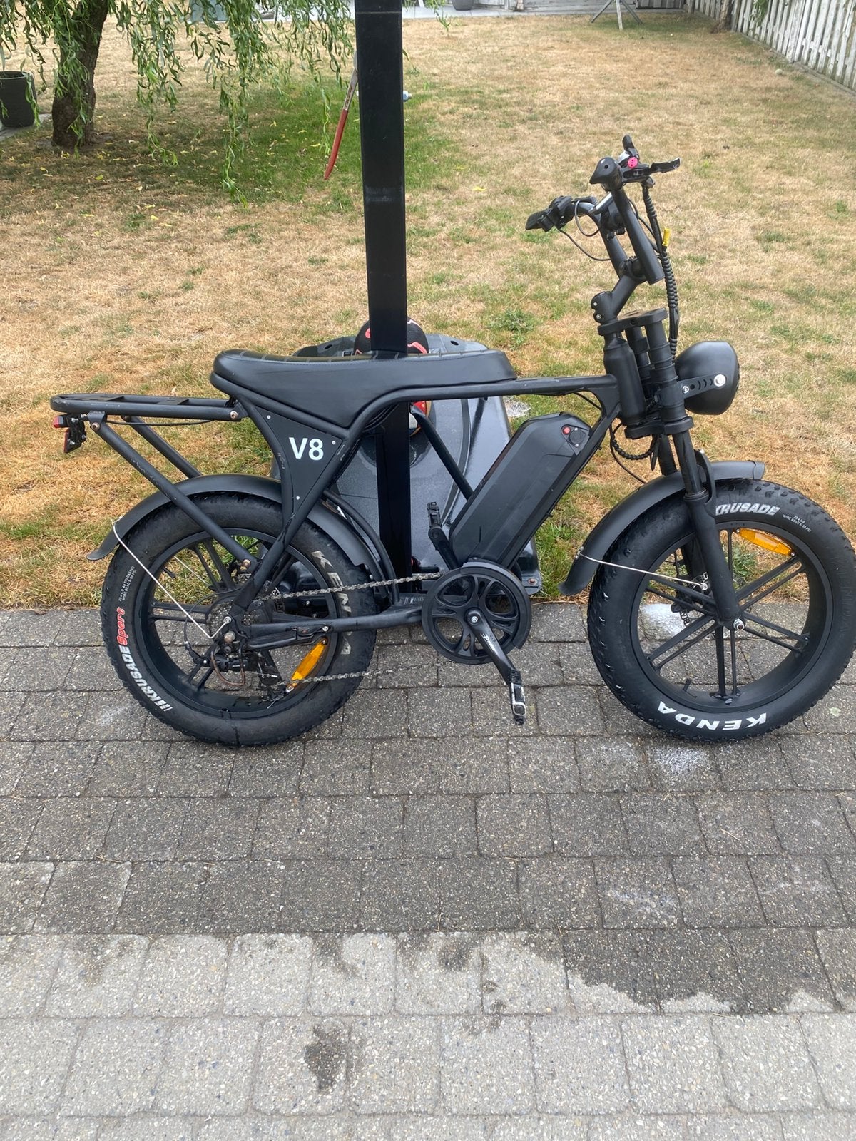 Fatbike Ouxi V8 KendaSport 400W, Fietsen en Brommers, Elektrische fietsen, Gebruikt, Minder dan 47 cm, 50 km per accu of meer