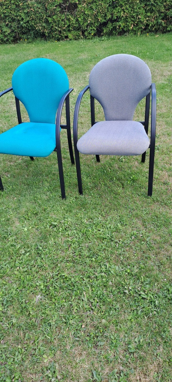 2 chaises de bureau résistante, Ophalen, Gebruikt, Zwart, Bureaustoel