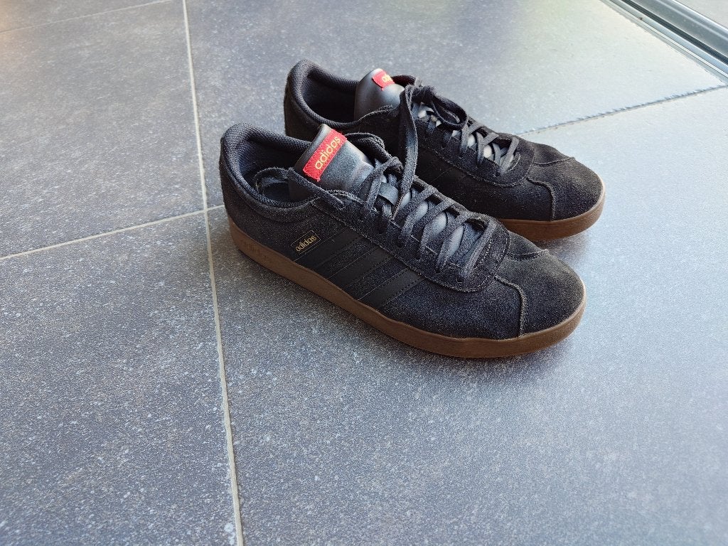 Adidas VL Court 2.0 black, Kleding | Heren, Schoenen, Zwart, Ophalen of Verzenden, Adidas, Sneakers