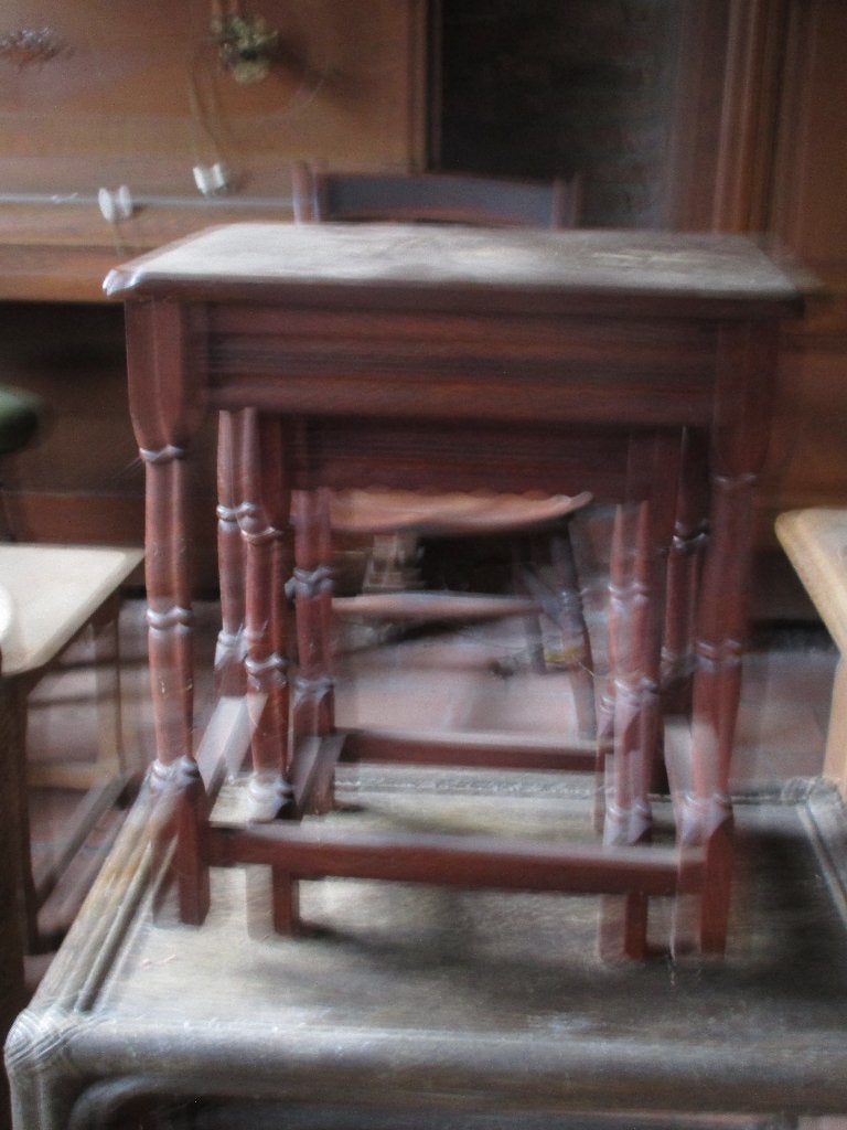 BIJZETTAFELTJES, Minder dan 55 cm, Gebruikt, Kan een moderne look krijgen, Hout