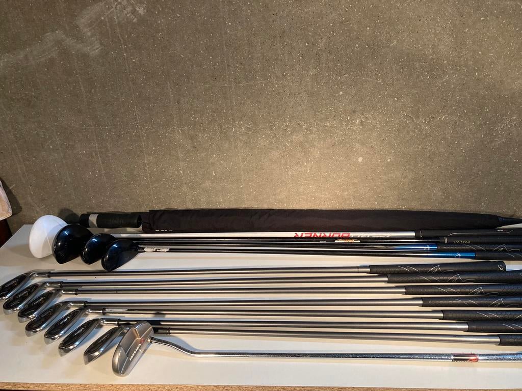 Golfset GALAWEY + tas + golfregenscherm, Sport en Fitness, Golf, Ophalen, Gebruikt, Set, Callaway