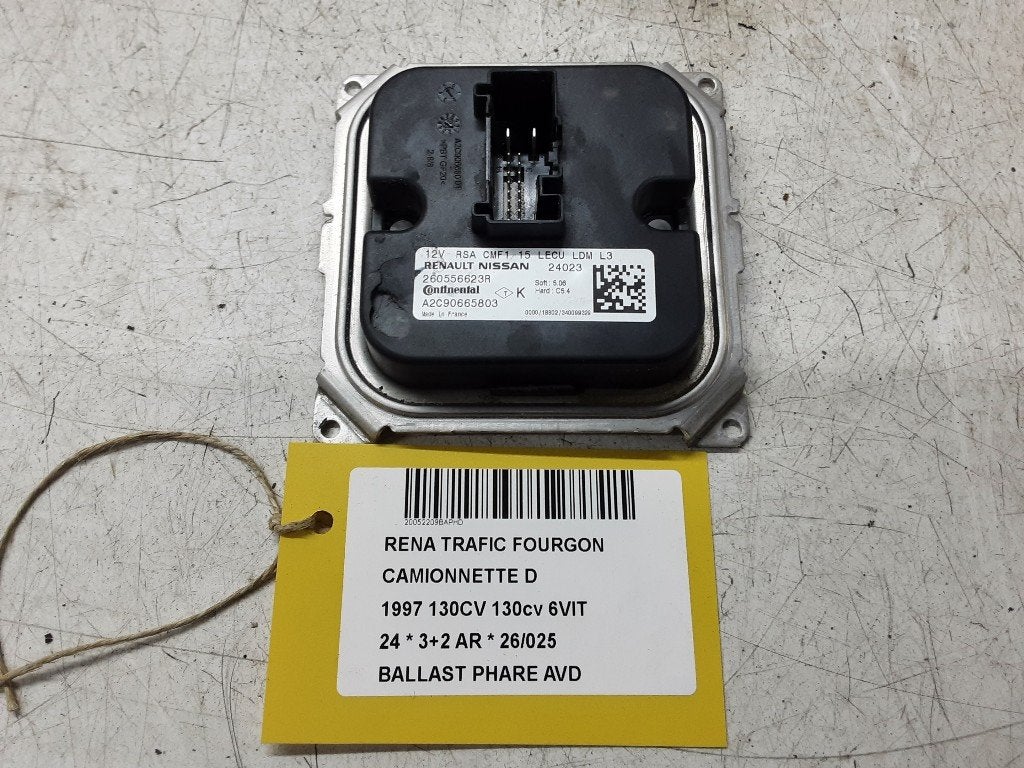 BALLAST DE PHARE XENON DROIT Trafic (1FL / 2FL / 3FL / 4FL), Renault, Utilisé, Peter-Huppertz-Straße 5
51063  Köln, DE, Dialog.deutschland@renault.de