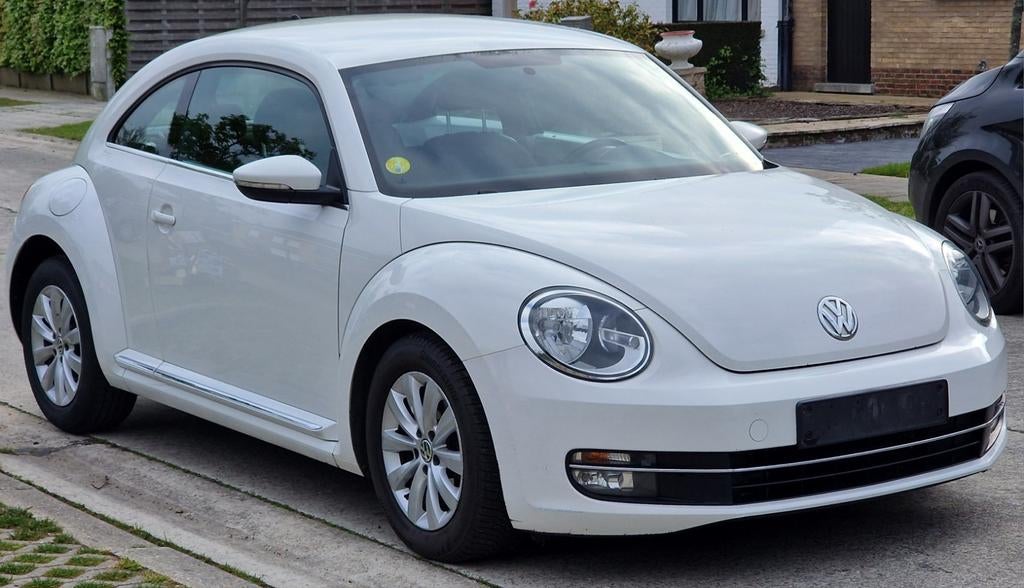 Volkswagen beetle 1.6 tdi 2012 eu5 77kw, Auto's, Voorwielaandrijving, Stof, 1600 cc, Wit