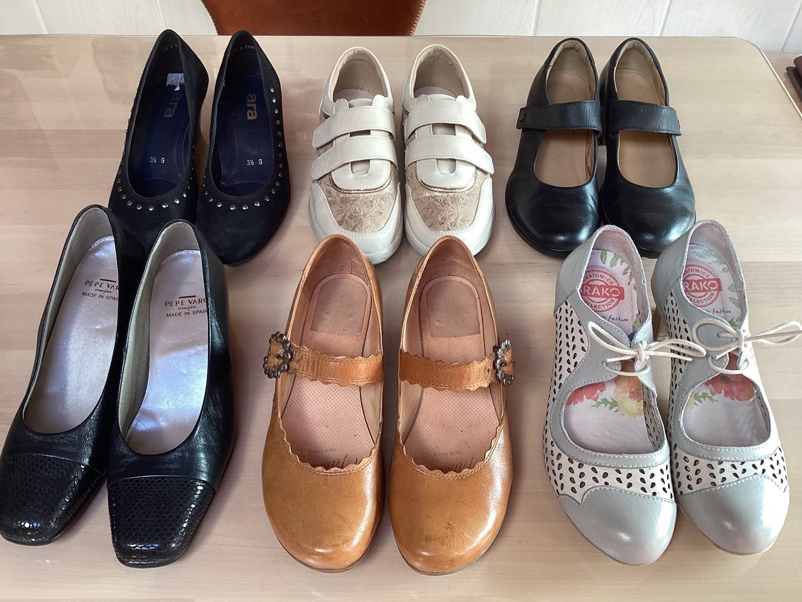6 paar merkschoenen - maat 36, Kleding | Dames, Schoenen, Ophalen, Zo goed als nieuw
