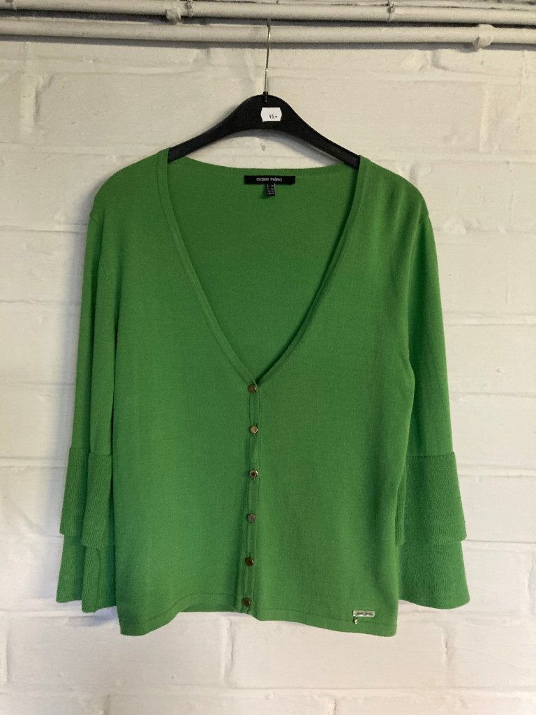 Groene cardigan met 3/4 mouw, Marie Mero, mt 38 2x gedragen, Kleding | Dames, Truien en Vesten, Maat 38/40 (M), Marie Méro, Ophalen of Verzenden
