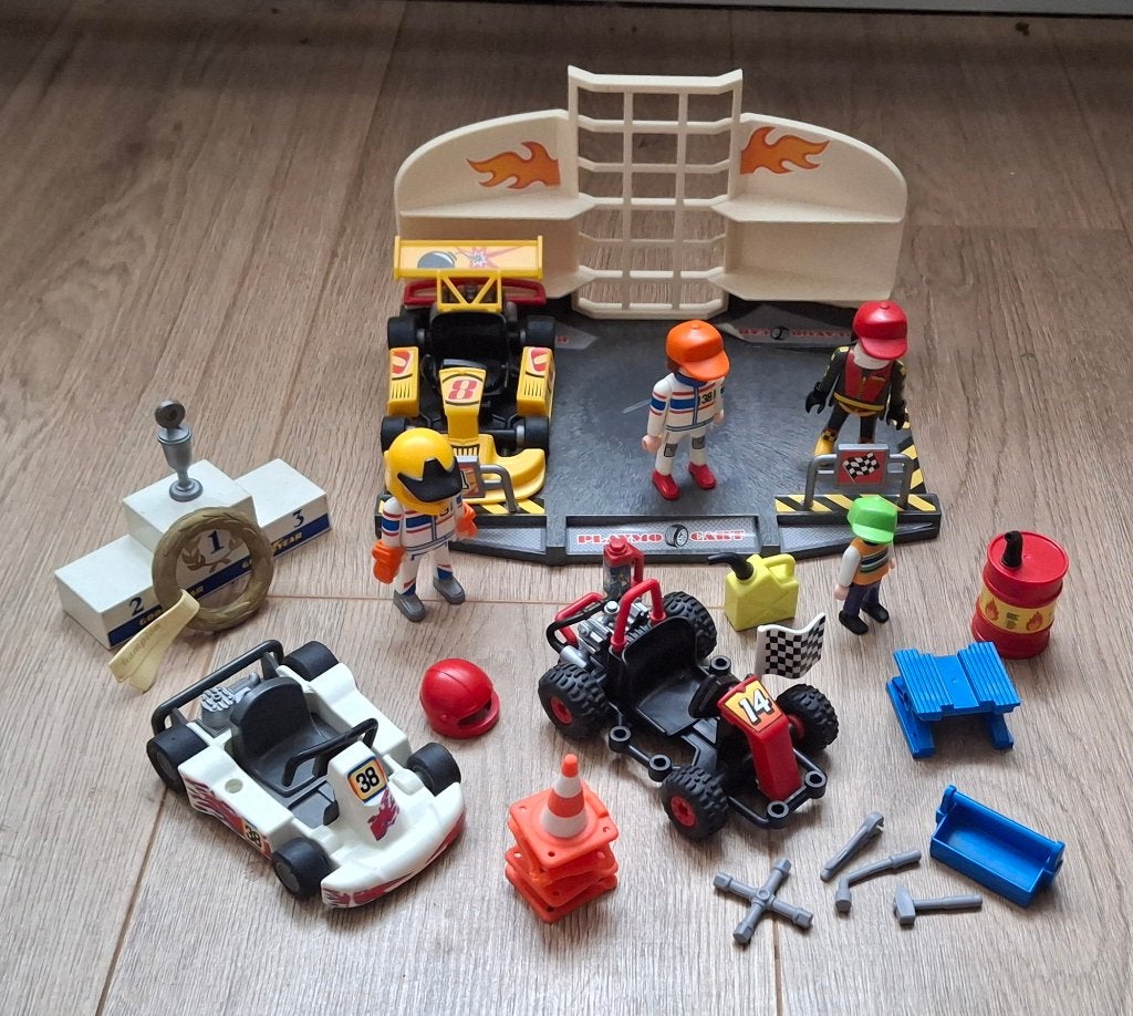 PLAYMOBIL geobra le championnat de karting KART, Enlèvement ou Envoi, Comme neuf, Kit complet, Véhicule
